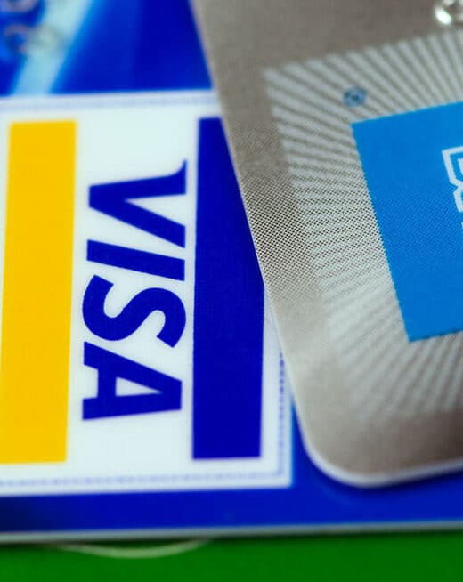 visa amex and mastercard credit cards