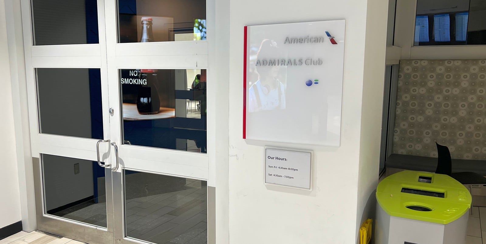 My Review: Admirals Club at Nashville International Airport - We Get To  Travel!