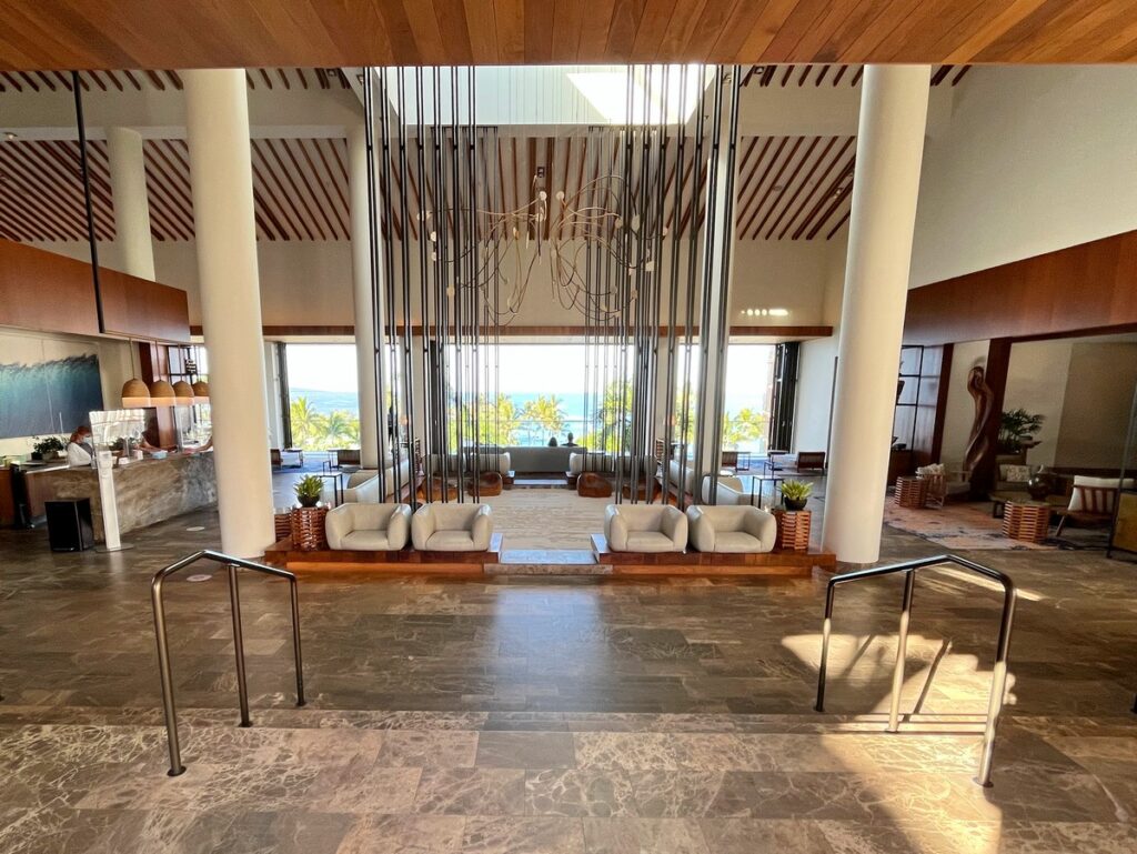lobby of Andaz Maui