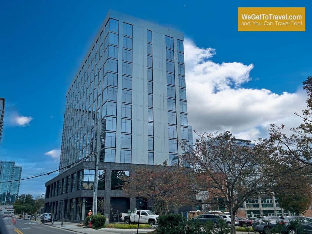 exterior view of the Caption by Hyatt hotel in Nashville, TN