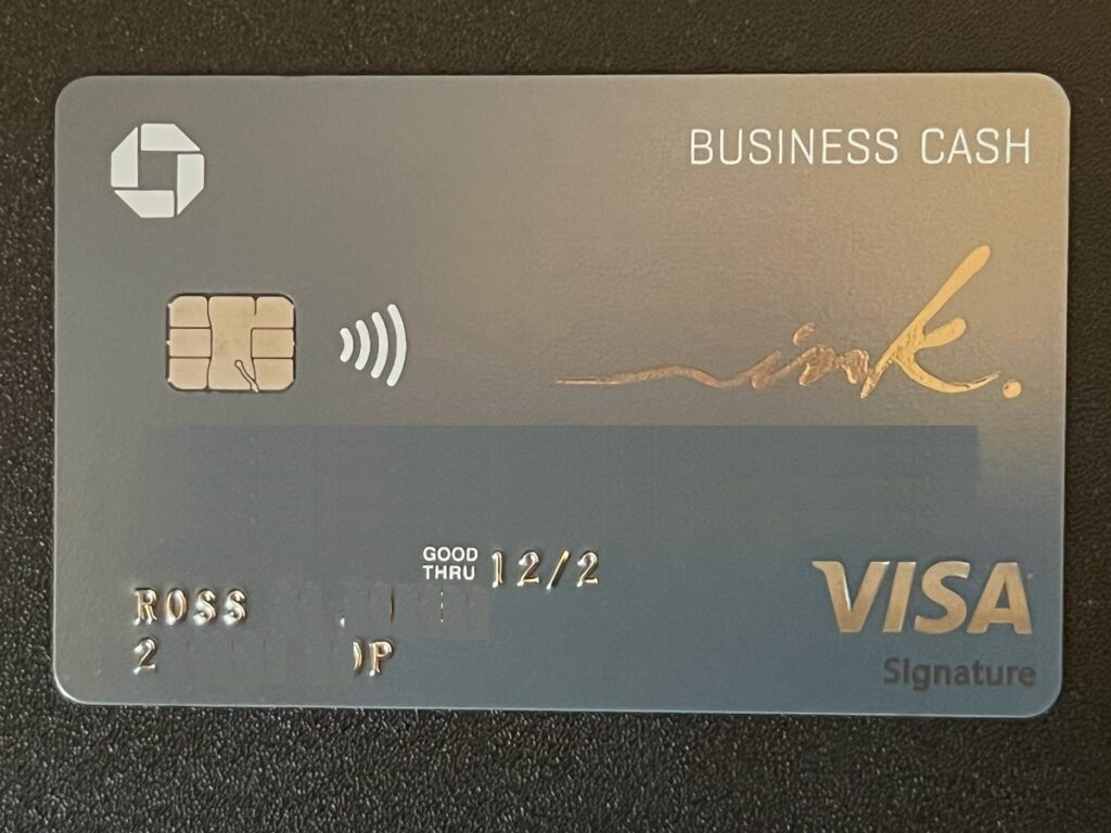 Chase Ink Business Cash credit card