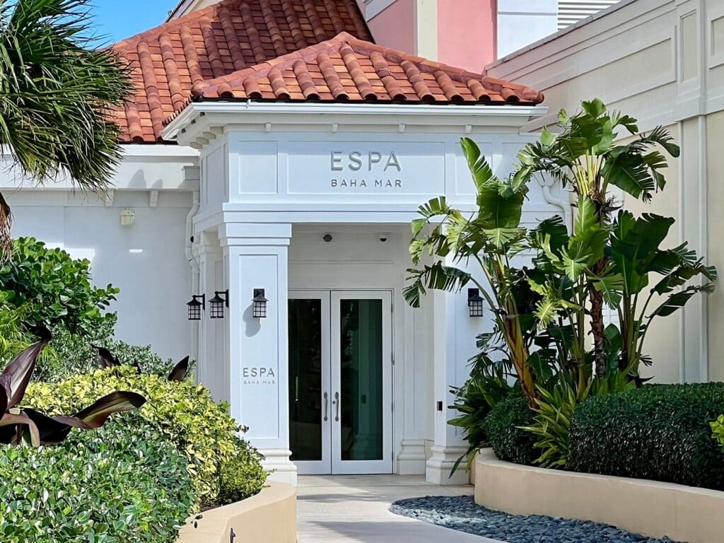 Entrance to the eSpa spa at Grand Hyatt Baha Mar