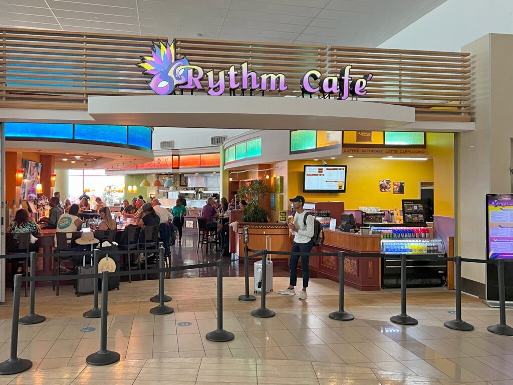 Rhythm Cafe restaurant and bar in Nassau Airport