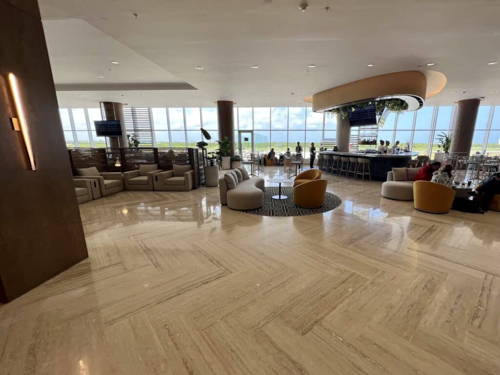New Punta Cana Airport Lounge overview