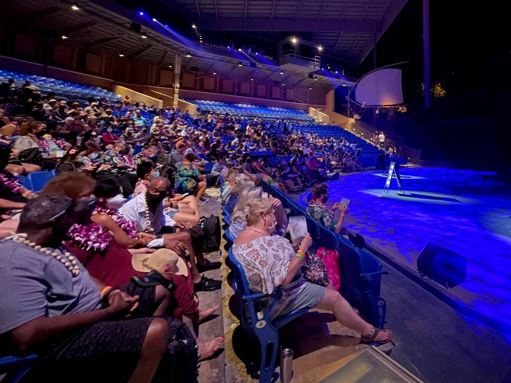 Ha: Breath of Life show theater seating at the Polynesian Cultural Center