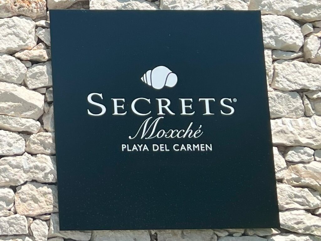 Sign for Secrets Moxche Playa Del Carmen All Inclusive Resort