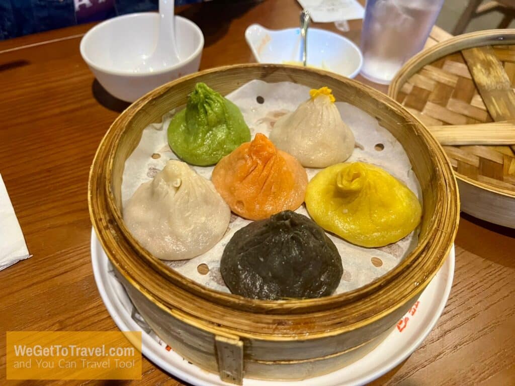 Soup dumplings at at the Michelin-starred Nan Xiang in NYC