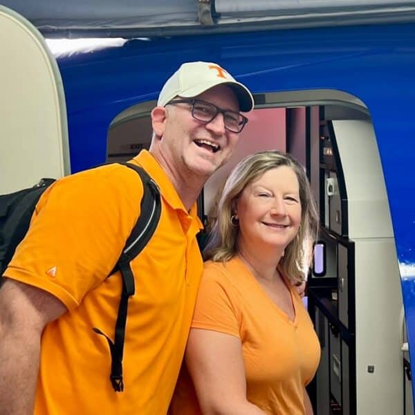 Ross and Sandra using Southwest Companion Pass