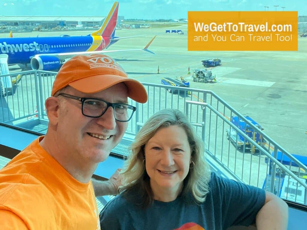 Ross and Sandra about to fly from BNA with Southwest Companion Pass