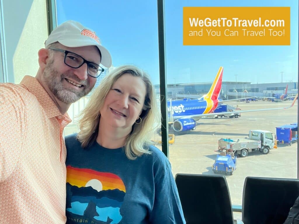 Ross and Sandra about to fly from BNA with Southwest Companion Pass